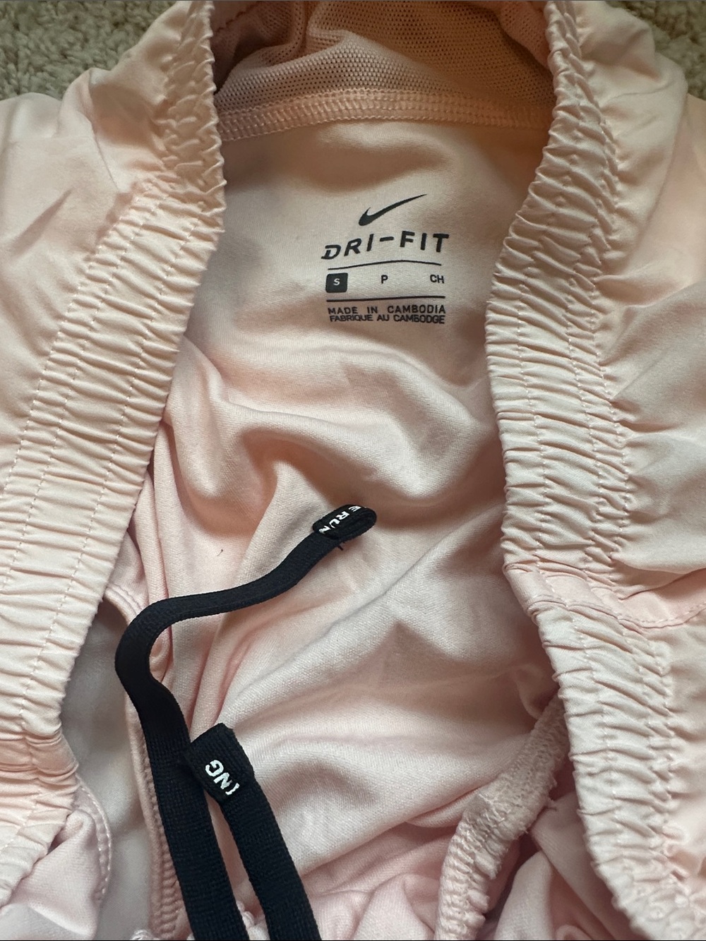 Nike Peach, White & Periwinkle Blue Running Shorts Trio- Small 4-6 - Picture 2 of 7